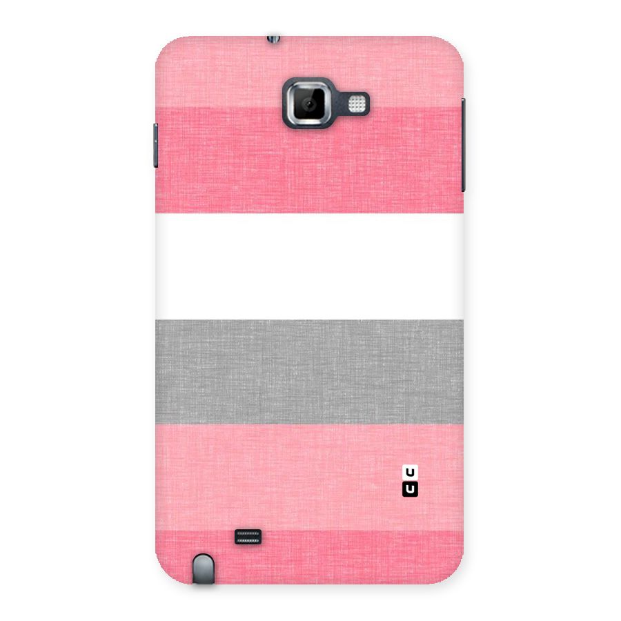 Shades Pink Stripes Back Case for Galaxy Note
