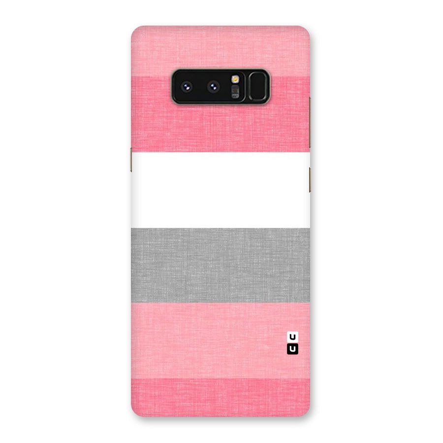 Shades Pink Stripes Back Case for Galaxy Note 8