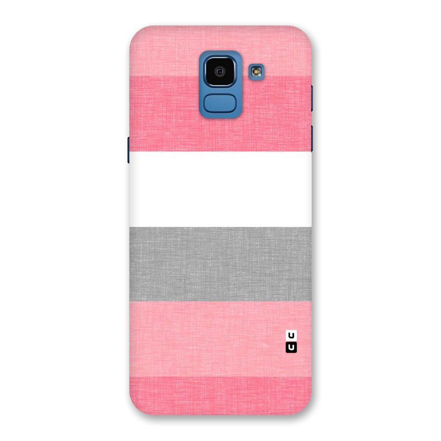 Shades Pink Stripes Back Case for Galaxy On6