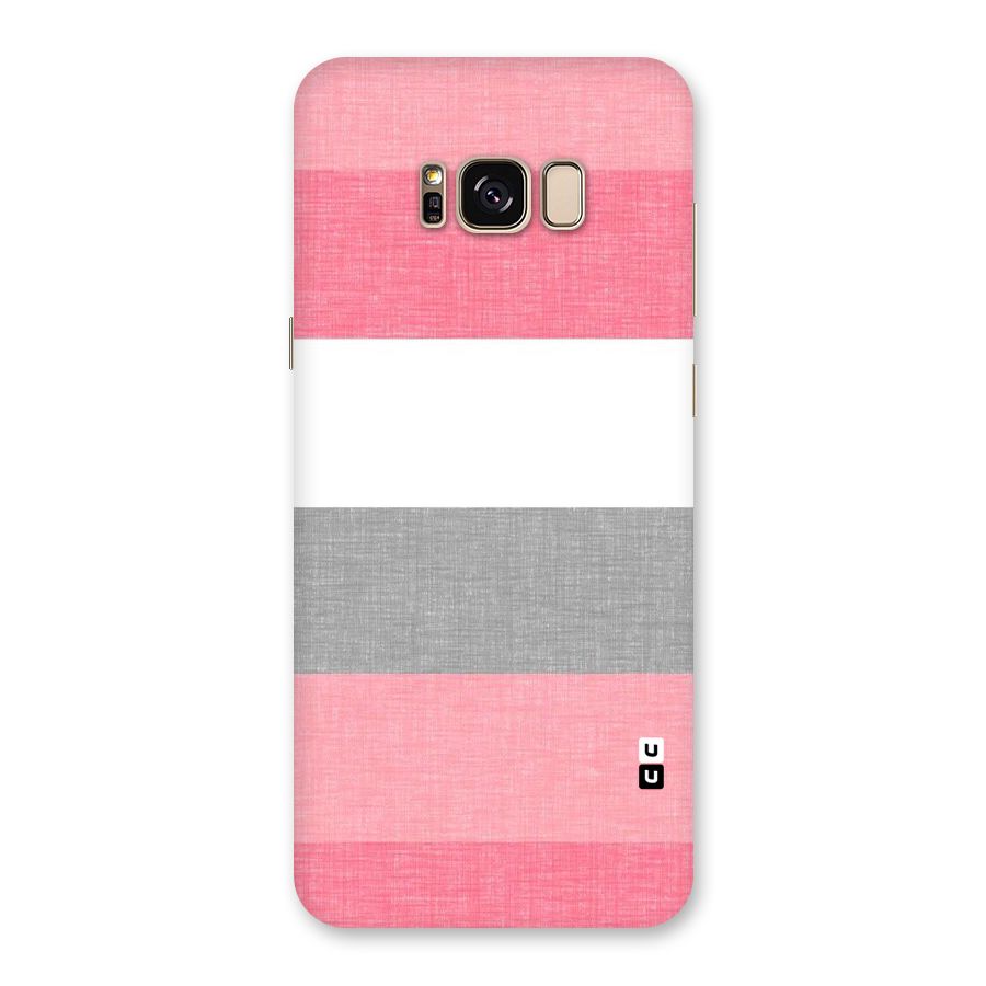 Shades Pink Stripes Back Case for Galaxy S8 Plus