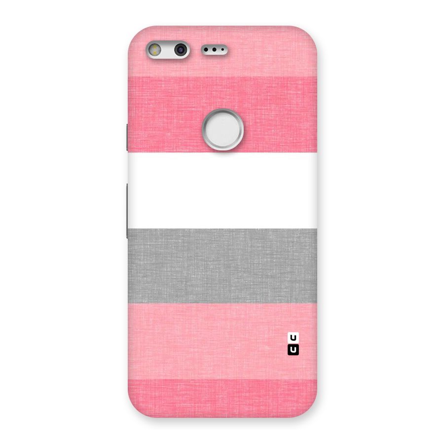Shades Pink Stripes Back Case for Google Pixel
