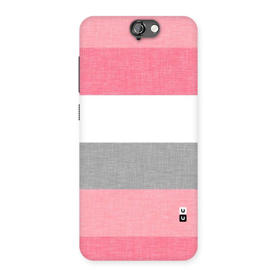Shades Pink Stripes Back Case for HTC One A9