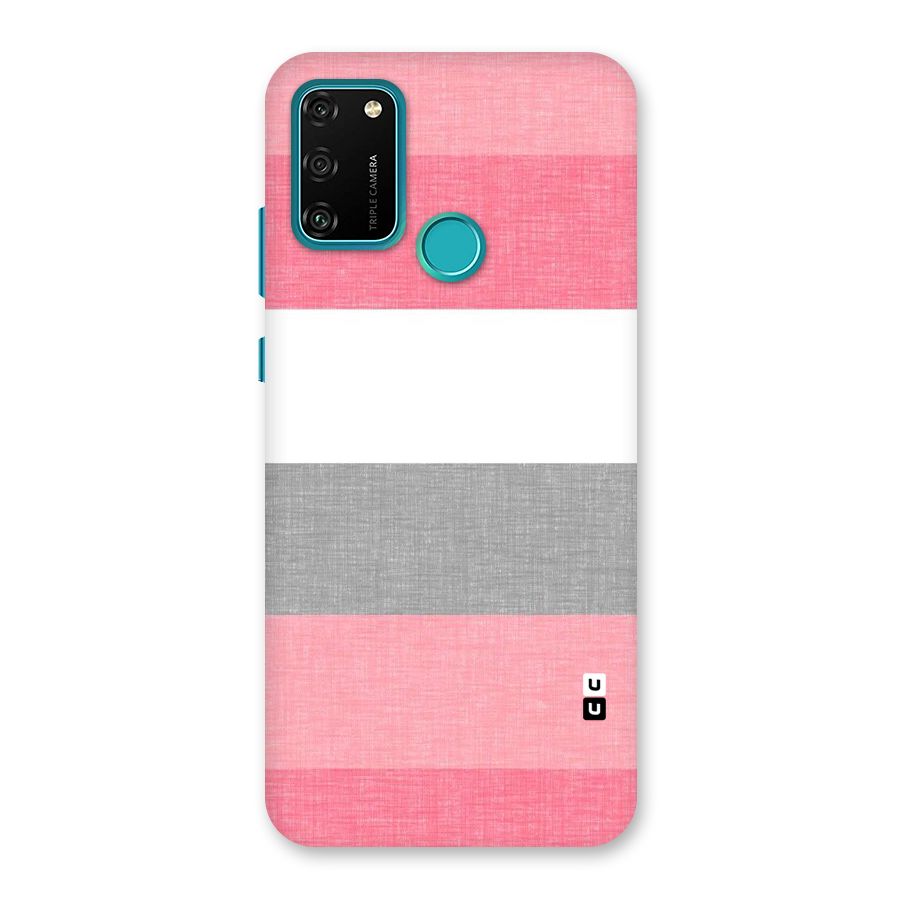 Shades Pink Stripes Back Case for Honor 9A