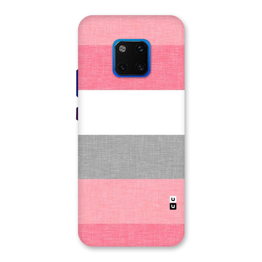 Shades Pink Stripes Back Case for Huawei Mate 20 Pro