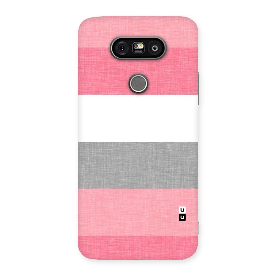 Shades Pink Stripes Back Case for LG G5