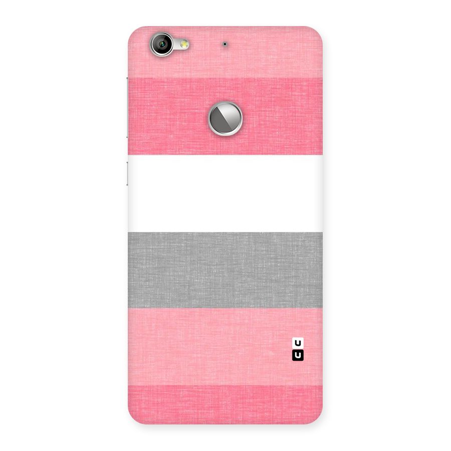 Shades Pink Stripes Back Case for LeTV Le 1s