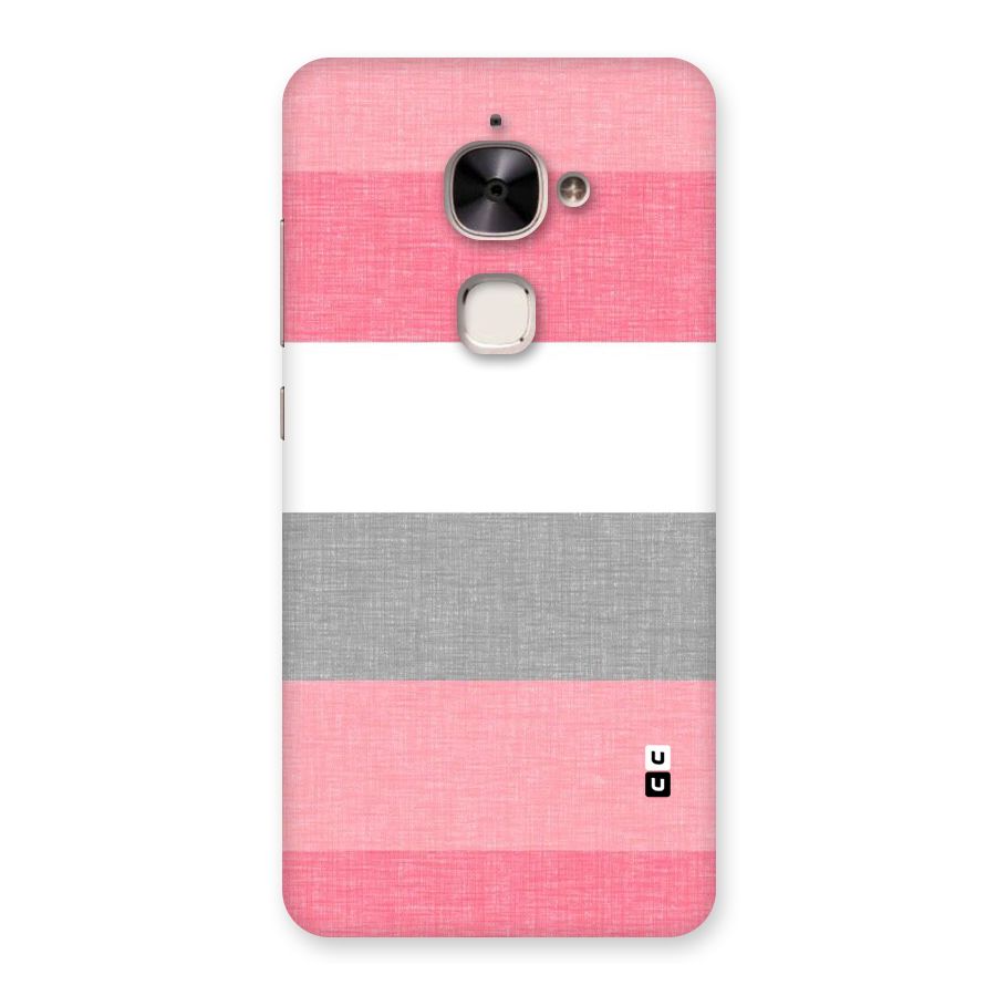 Shades Pink Stripes Back Case for Le 2