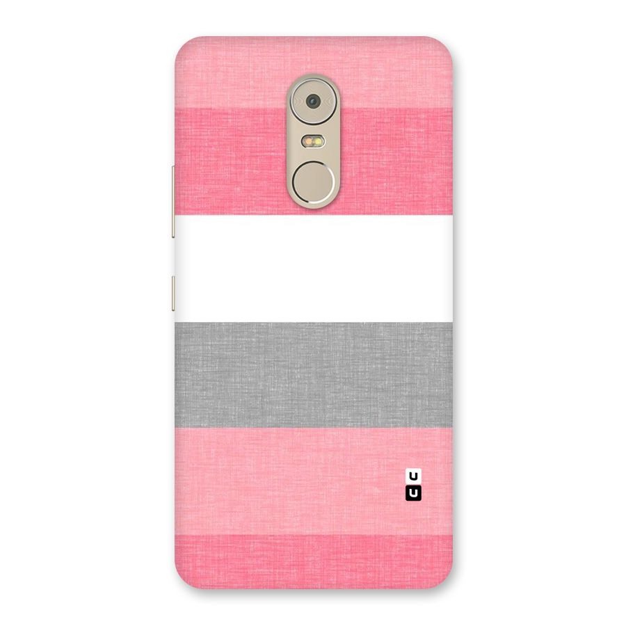 Shades Pink Stripes Back Case for Lenovo K6 Note