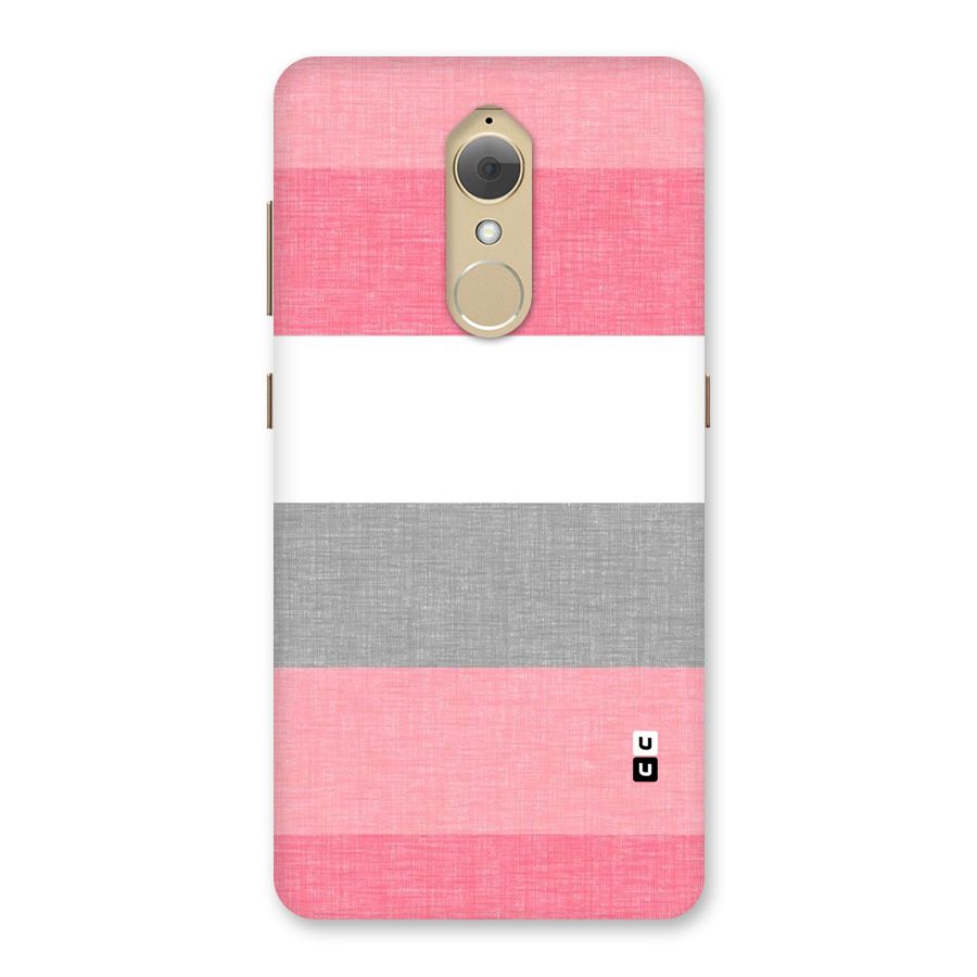 Shades Pink Stripes Back Case for Lenovo K8