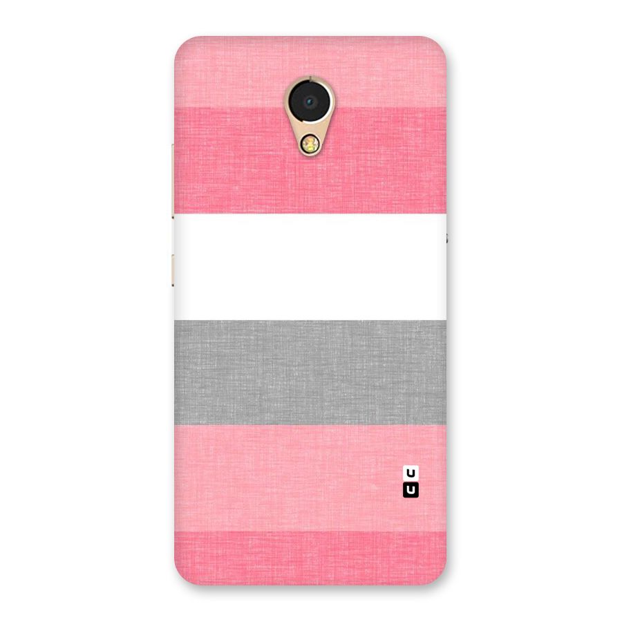 Shades Pink Stripes Back Case for Lenovo P2