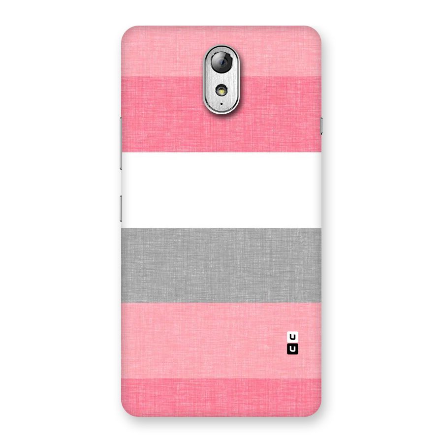 Shades Pink Stripes Back Case for Lenovo Vibe P1M