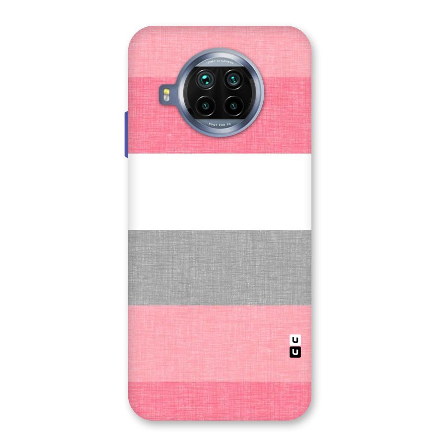 Shades Pink Stripes Back Case for Mi 10i