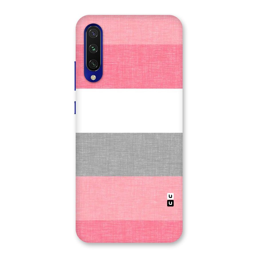 Shades Pink Stripes Back Case for Mi A3