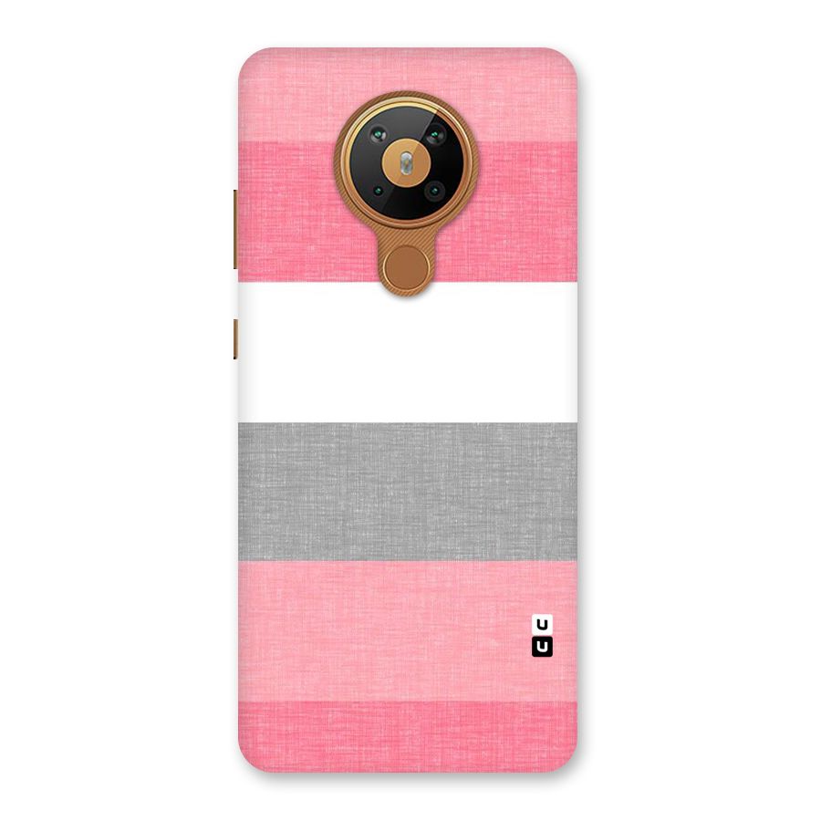 Shades Pink Stripes Back Case for Nokia 5.3