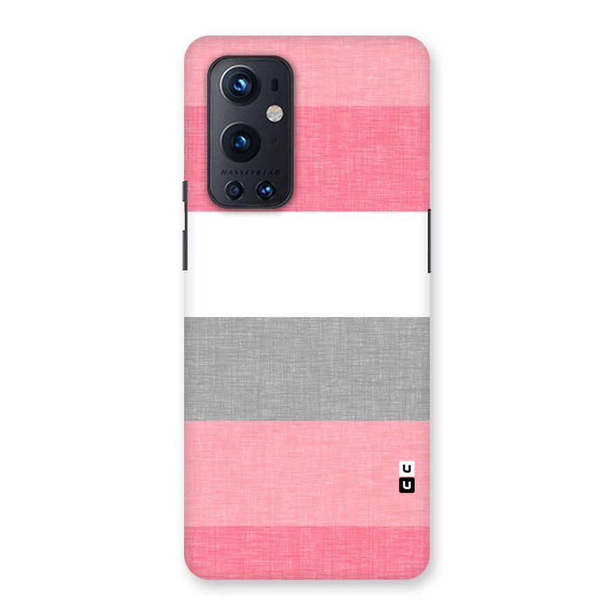 Shades Pink Stripes Back Case for OnePlus 9 Pro
