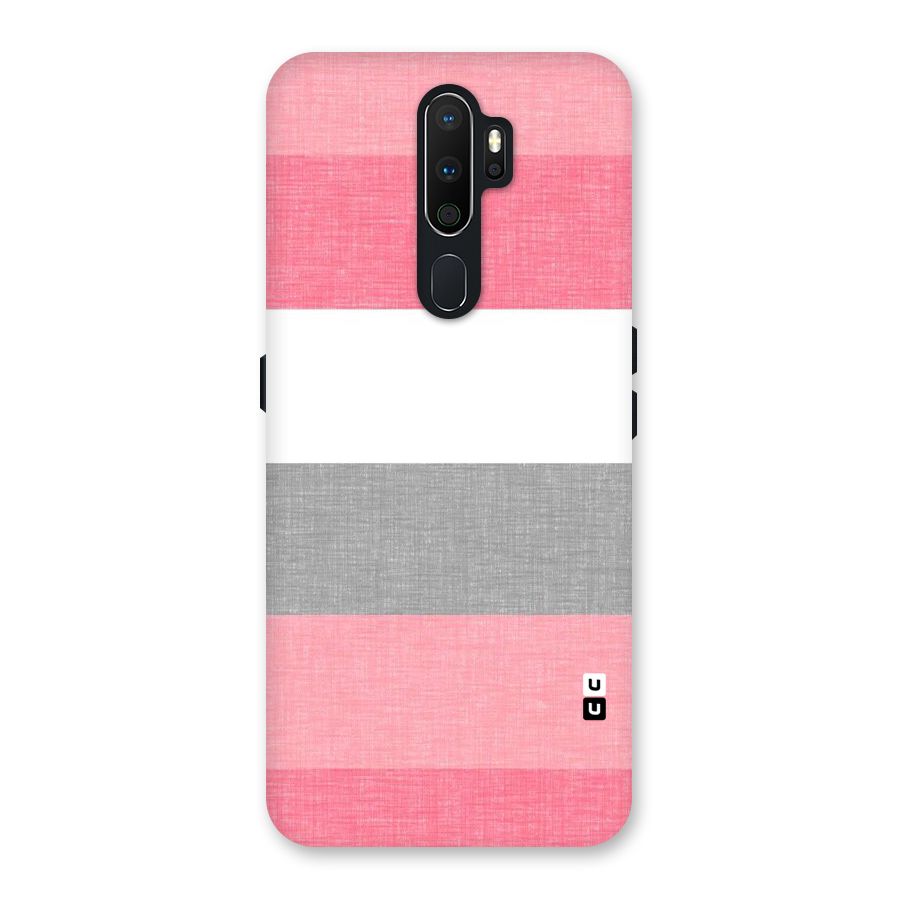 Shades Pink Stripes Back Case for Oppo A5 (2020)