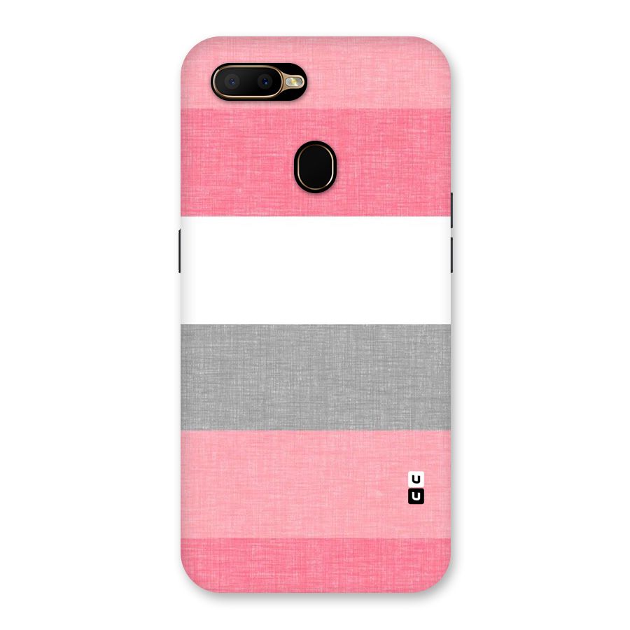 Shades Pink Stripes Back Case for Oppo A5s