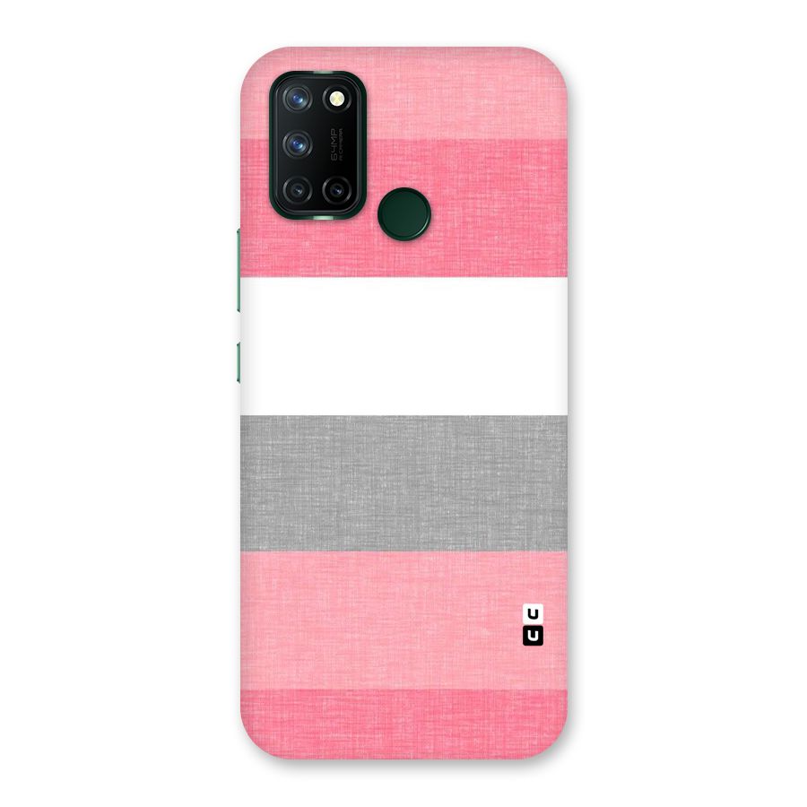 Shades Pink Stripes Back Case for Realme 7i