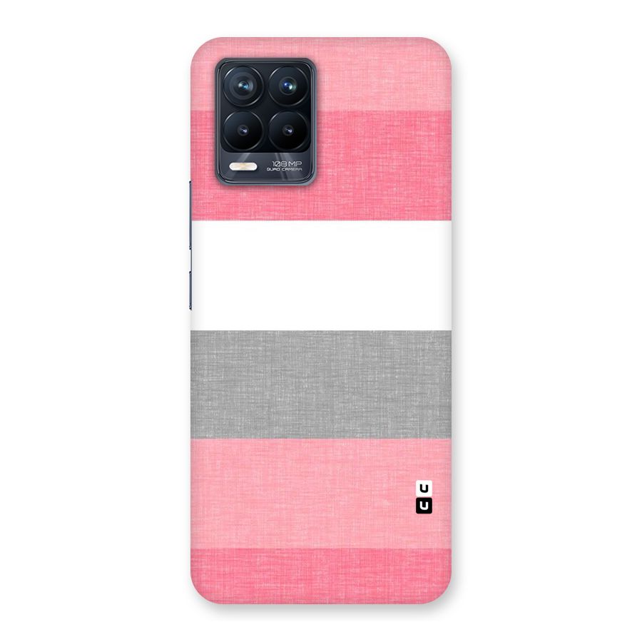 Shades Pink Stripes Back Case for Realme 8 Pro