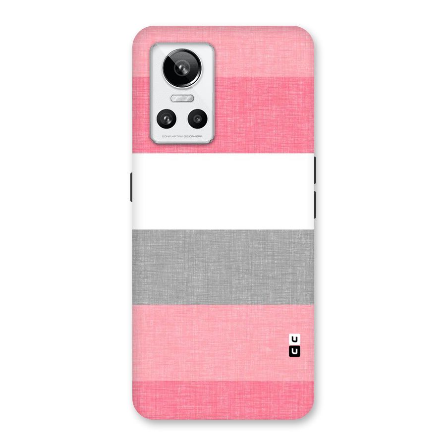 Shades Pink Stripes Back Case for Realme GT Neo 3