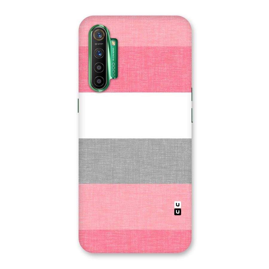 Shades Pink Stripes Back Case for Realme X2