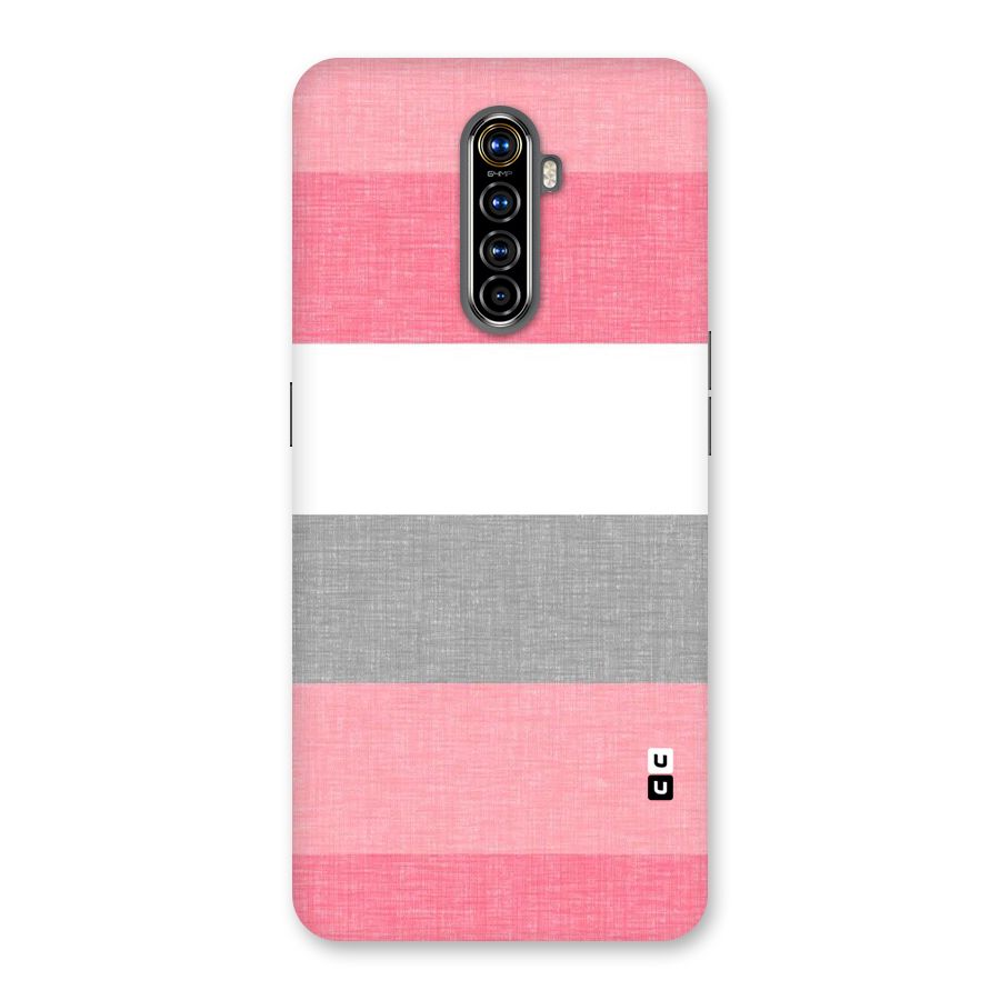Shades Pink Stripes Back Case for Realme X2 Pro
