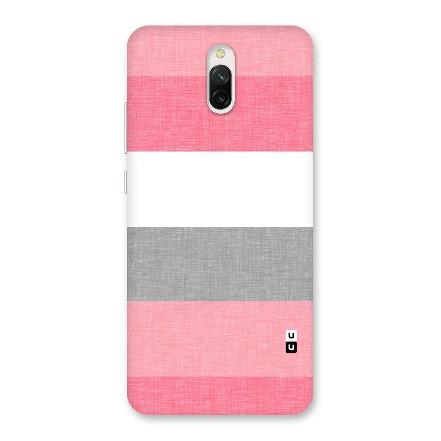Shades Pink Stripes Back Case for Redmi 8A Dual