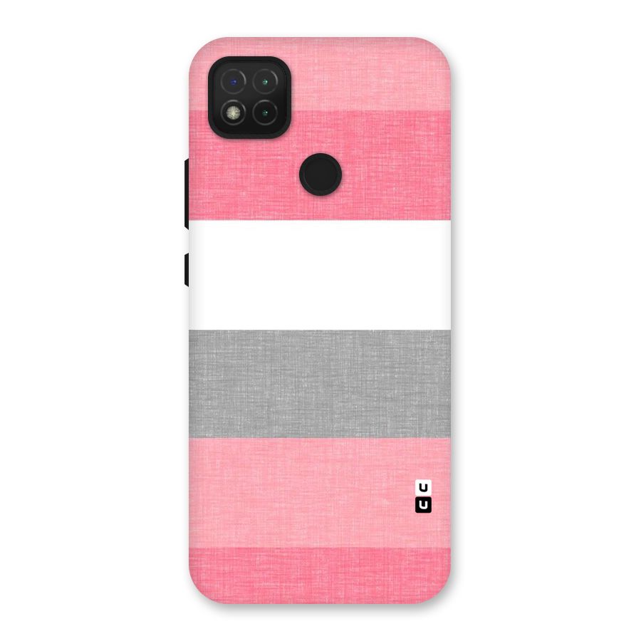 Shades Pink Stripes Back Case for Redmi 9