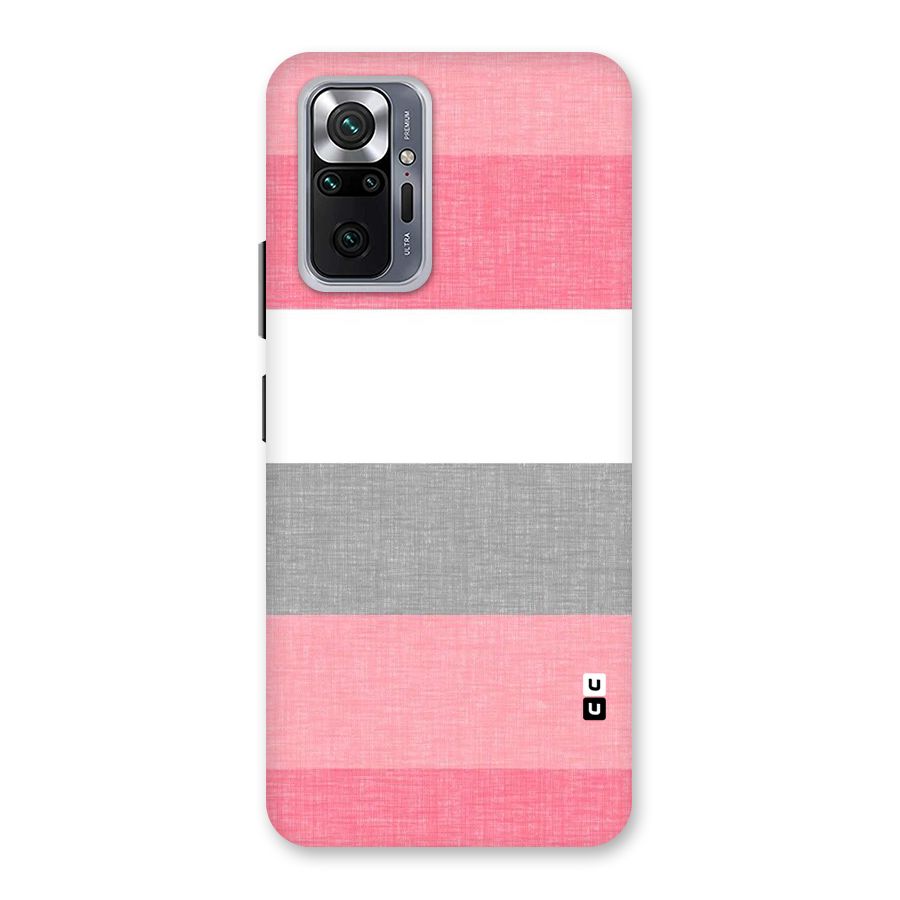 Shades Pink Stripes Back Case for Redmi Note 10 Pro Max
