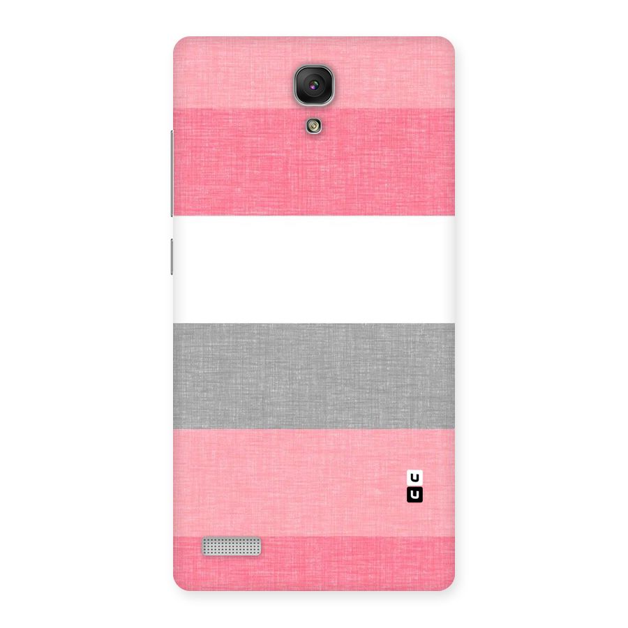 Shades Pink Stripes Back Case for Redmi Note 4
