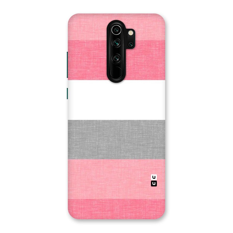 Shades Pink Stripes Back Case for Redmi Note 8 Pro