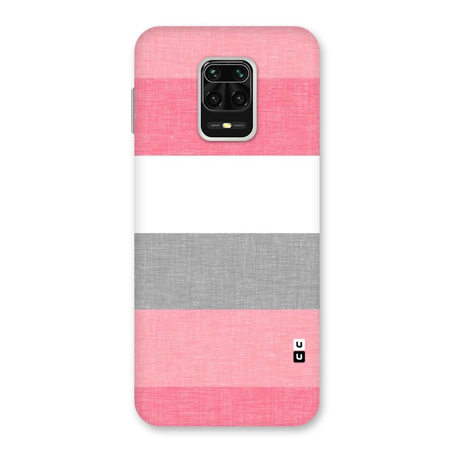 Shades Pink Stripes Back Case for Redmi Note 9 Pro Max