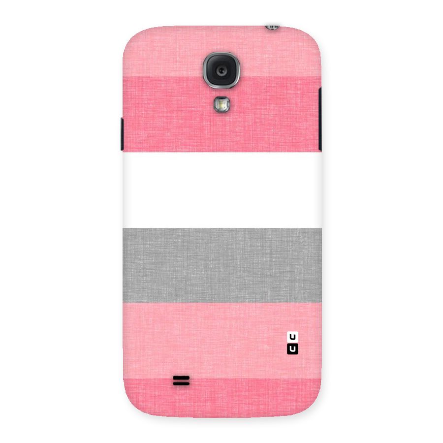 Shades Pink Stripes Back Case for Samsung Galaxy S4