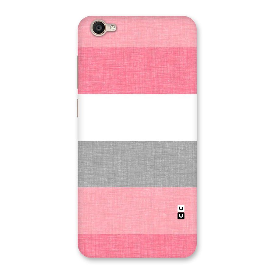 Shades Pink Stripes Back Case for Vivo Y55s
