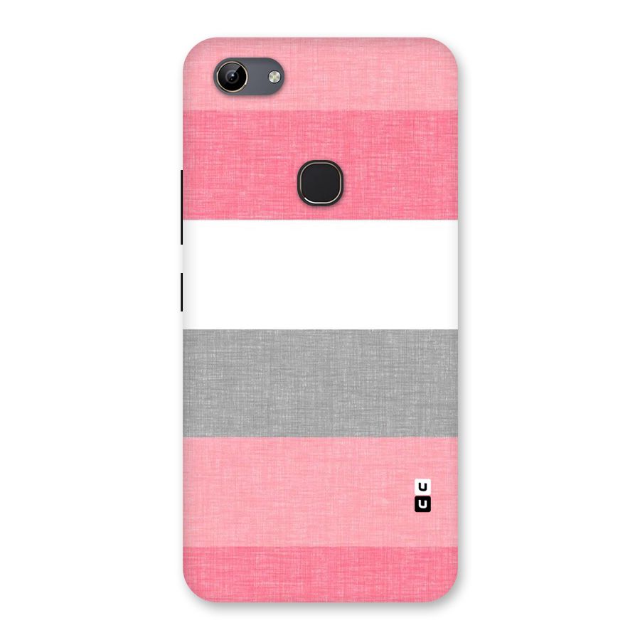 Shades Pink Stripes Back Case for Vivo Y81