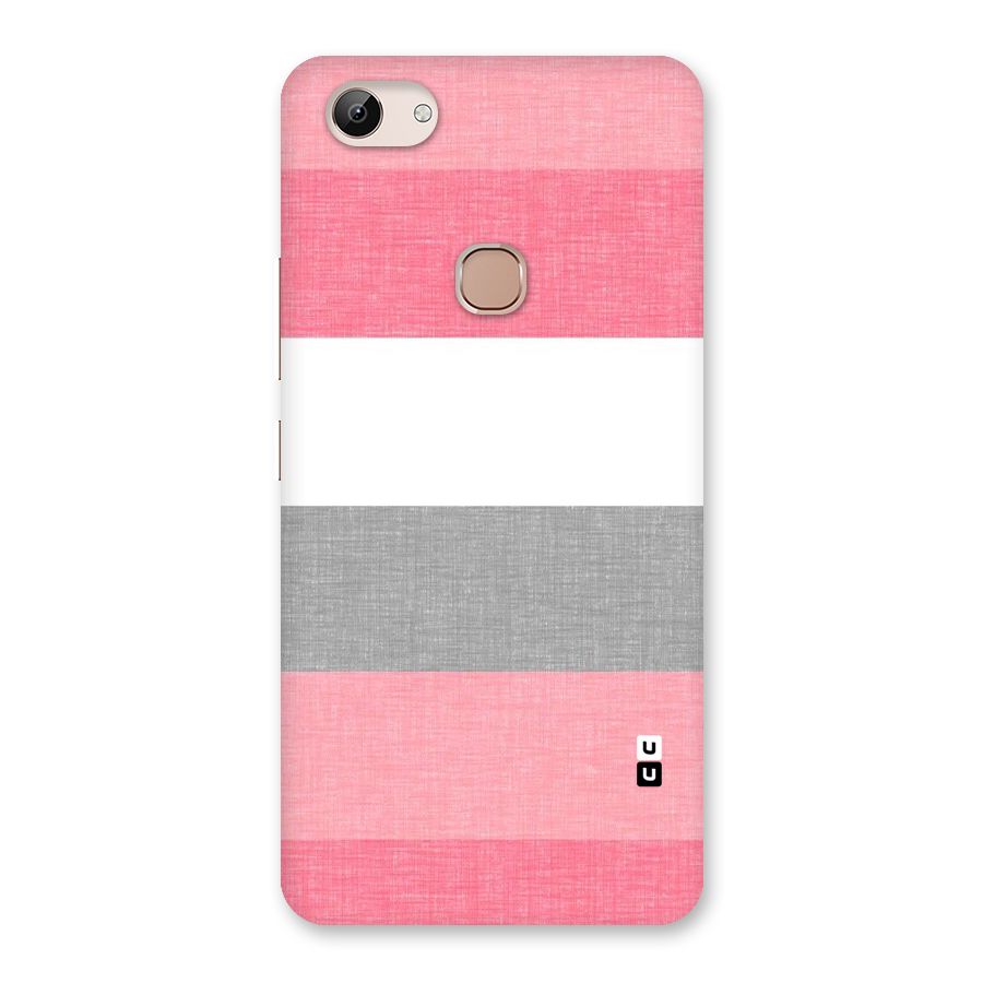 Shades Pink Stripes Back Case for Vivo Y83