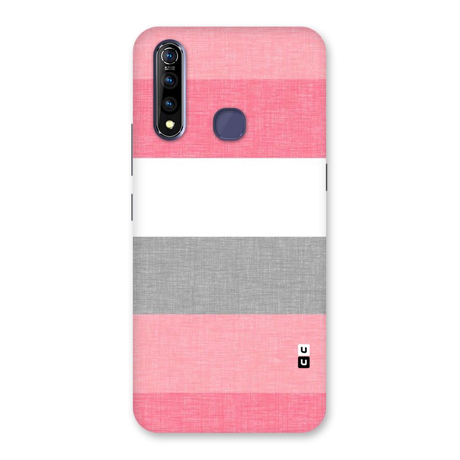 Shades Pink Stripes Back Case for Vivo Z1 Pro