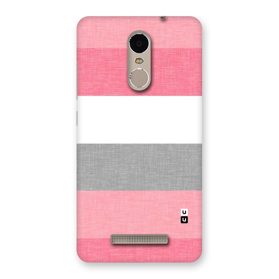 Shades Pink Stripes Back Case for Xiaomi Redmi Note 3