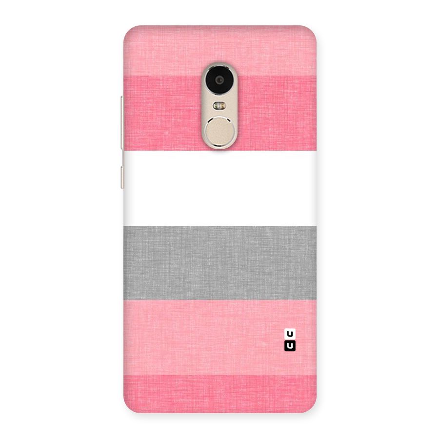 Shades Pink Stripes Back Case for Xiaomi Redmi Note 4