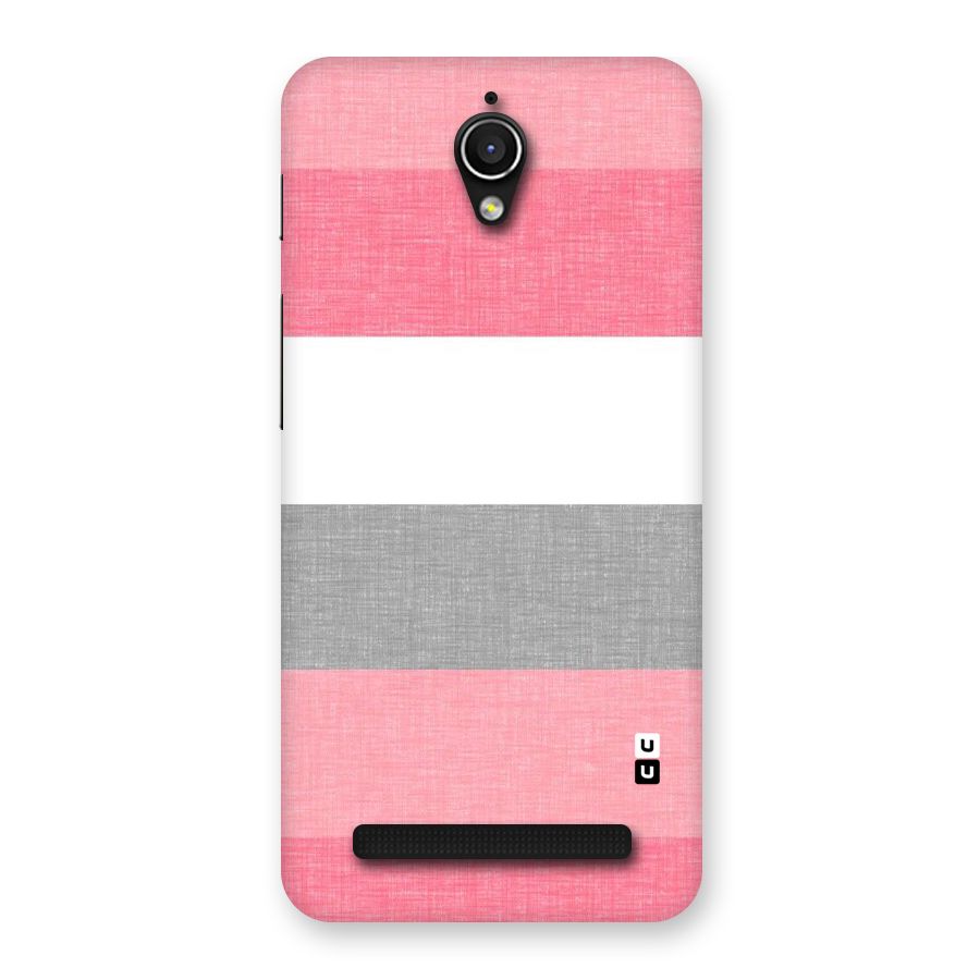 Shades Pink Stripes Back Case for Zenfone Go