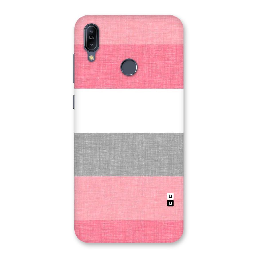 Shades Pink Stripes Back Case for Zenfone Max M2