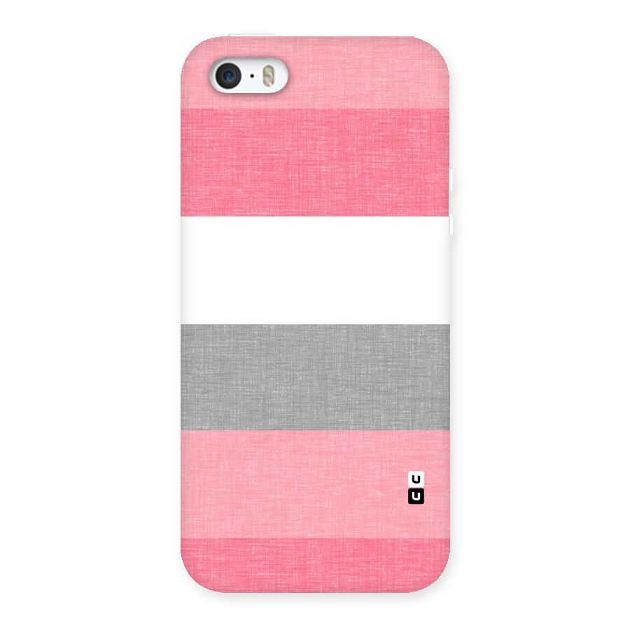 Shades Pink Stripes Back Case for iPhone 5 5S