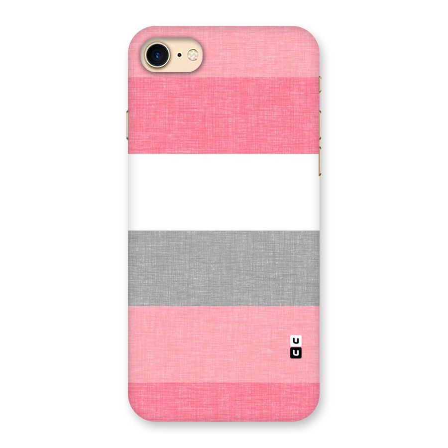 Shades Pink Stripes Back Case for iPhone 7