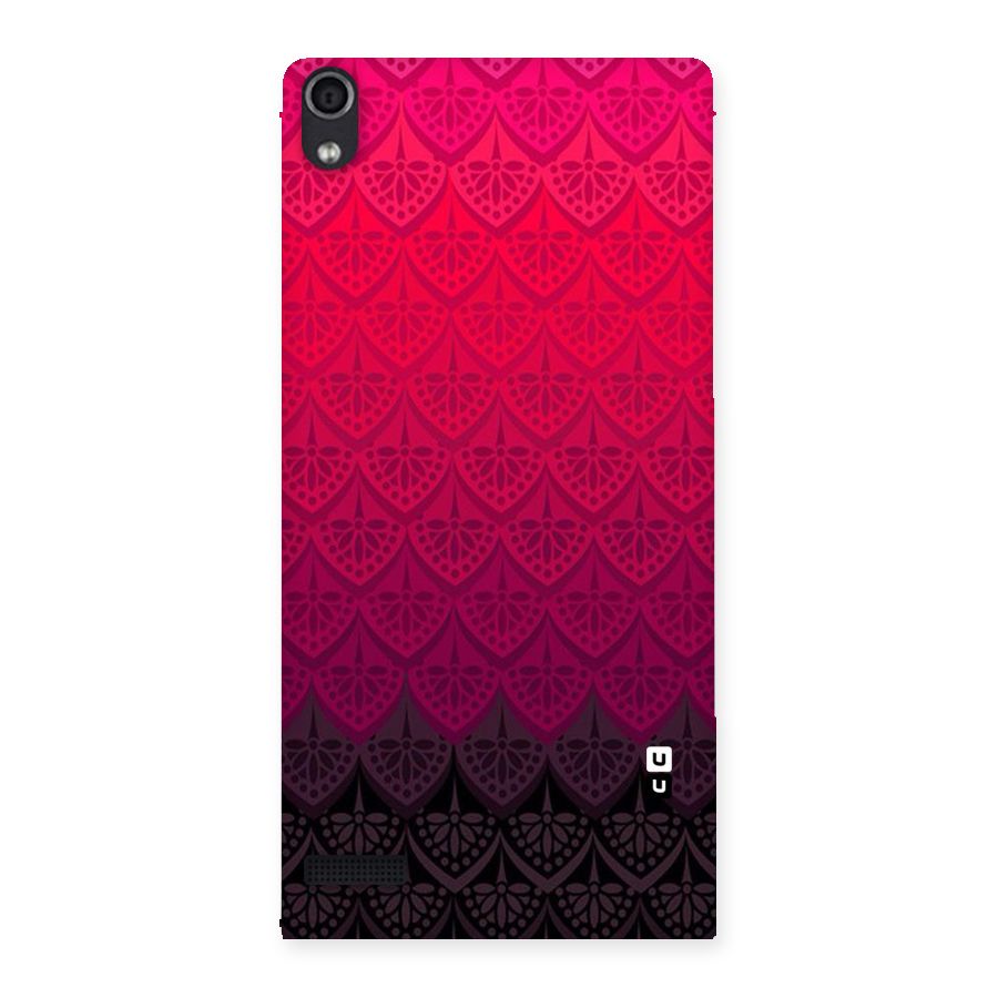 Shades Red Design Back Case for Ascend P6