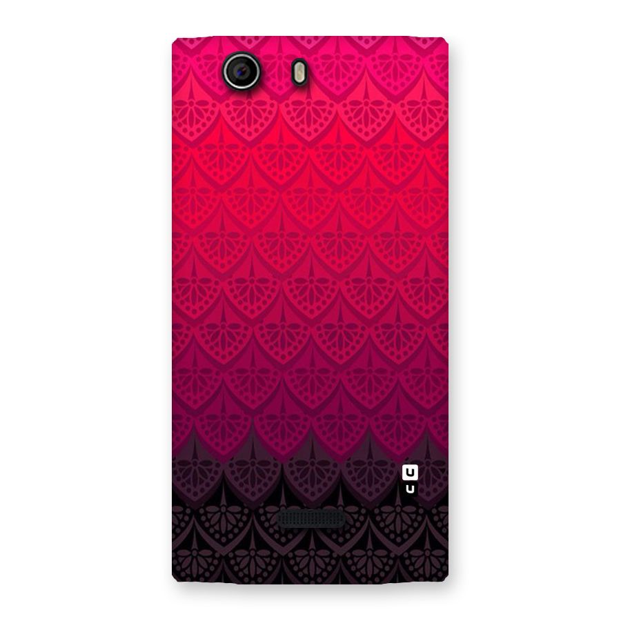 Shades Red Design Back Case for Canvas Nitro 2 E311