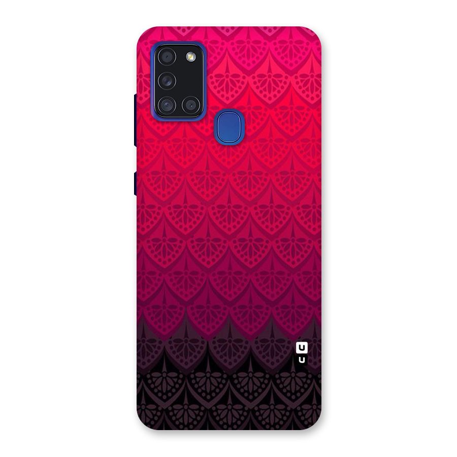 Shades Red Design Back Case for Galaxy A21s
