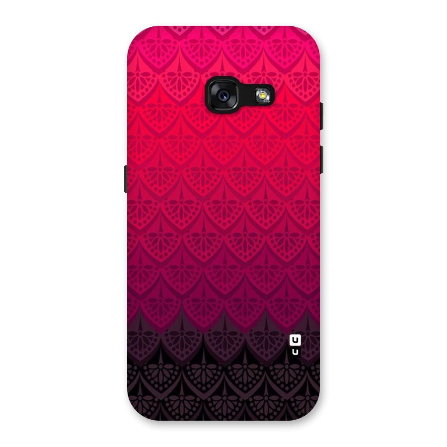 Shades Red Design Back Case for Galaxy A3 (2017)