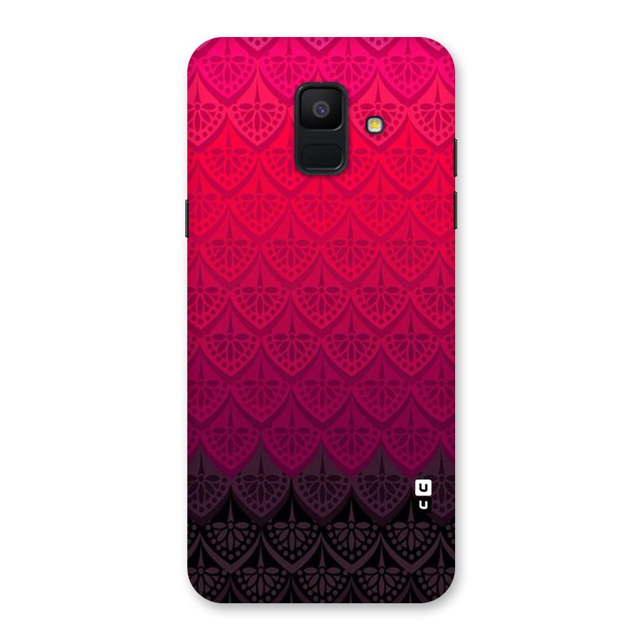 Shades Red Design Back Case for Galaxy A6 (2018)
