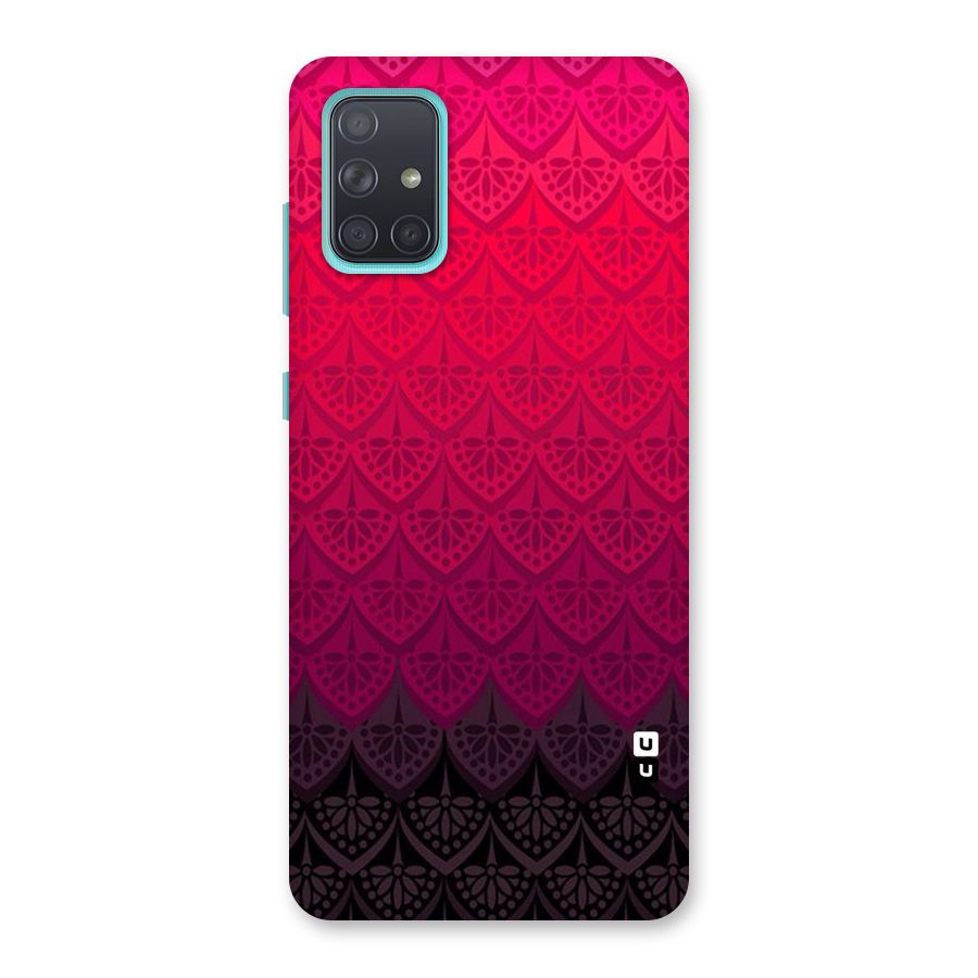 Shades Red Design Back Case for Galaxy A71