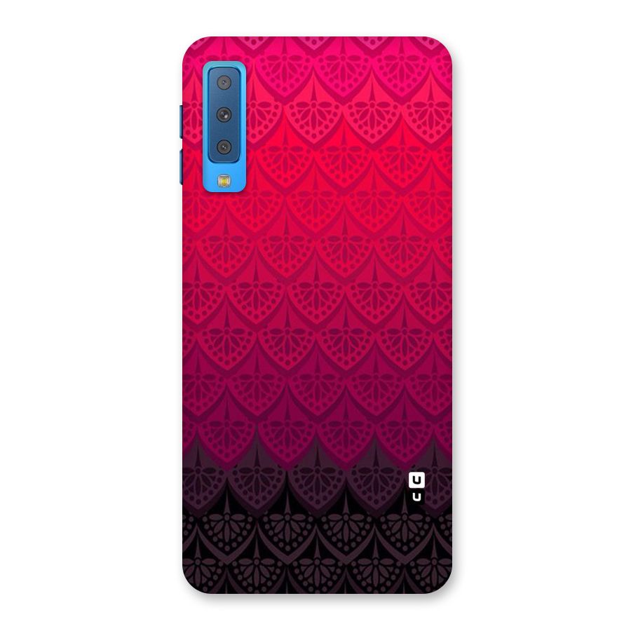 Shades Red Design Back Case for Galaxy A7 (2018)